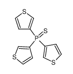 Tri(3-thienyl)phosphine sulfide结构式