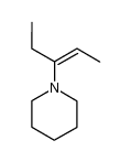 1-((Z)-1-ethyl-propenyl)-piperidine Structure