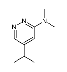 Pyridazine, 3-(dimethylamino)-5-isopropyl- (8CI) structure