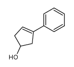 1-hydroxy-3-phenylcyclopent-3-ene结构式