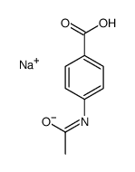 p-Acetylaminobenzoic acid sodium salt结构式