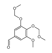 3-methoxy-4,5-bis(methoxymethoxy)benzaldehyde Structure