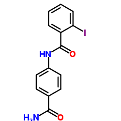 N-(4-Carbamoylphenyl)-2-iodobenzamide Structure
