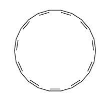 Cyclodocosane-1,3,5,7,9,11,13,15,17,19,21-undecene Structure