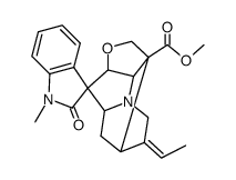 Voachalotine oxindole, 17-deoxy-6beta,17-epoxy- structure