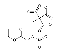 ethyl 2-[nitro(2,2,2-trinitroethyl)amino]acetate Structure