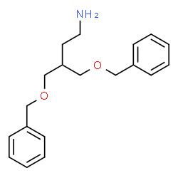 4-(Benzyloxy)-3-[(benzyloxy)methyl]-1-butanamine结构式