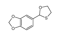 2-(1,3-benzodioxol-5-yl)-1,3-oxathiolane结构式