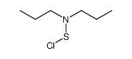 di(n-propyl)aminosulphenyl chloride Structure