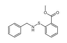 methyl 2-(benzylamino)sulfanylbenzoate结构式