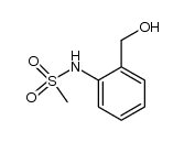 N-(2-(hydroxymethyl)phenyl)methanesulfonamide结构式