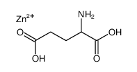 zinc,2-aminopentanedioic acid结构式