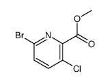 6-溴-3-氯吡啶甲酸甲酯结构式