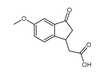 Indanone-3-acetic acid Structure