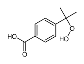 4-(2-hydroperoxypropan-2-yl)benzoic acid Structure