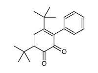 4,6-ditert-butyl-3-phenylcyclohexa-3,5-diene-1,2-dione Structure