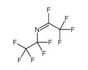 2,2,2-trifluoro-N-(1,1,2,2,2-pentafluoroethyl)ethanimidoyl fluoride Structure