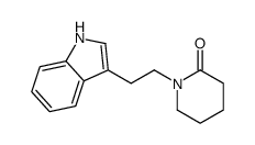 1-[2-(1H-indol-3-yl)ethyl]piperidin-2-one结构式