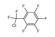 chlorodifluoromethylpentafluorobenzene Structure