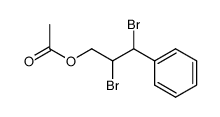 acetic acid-(2,3-dibromo-3-phenyl-propyl ester)结构式