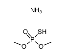 ammonium O,O-dimethyl thiophosphate Structure