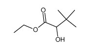 (+/-)-ethyl 2-hydroxy-3,3-dimethylbutanoate Structure