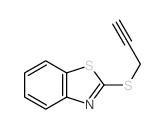 Benzothiazole,2-(2-propyn-1-ylthio)- structure