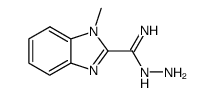 1-methyl-1H-benzoimidazole-2-carbohydrazonic acid amide Structure