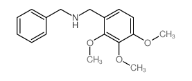 1-phenyl-N-[(2,3,4-trimethoxyphenyl)methyl]methanamine structure