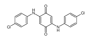 2,5-bis-(4-chloro-anilino)-[1,4]benzoquinone结构式