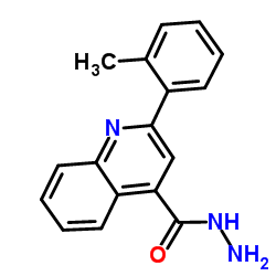 2-(2-Methylphenyl)-4-quinolinecarbohydrazide结构式