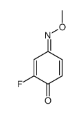 2,5-Cyclohexadiene-1,4-dione,2-fluoro-,4-O-methyloxime (9CI) structure