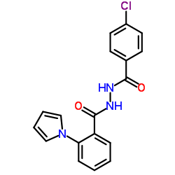 N'-(4-Chlorobenzoyl)-2-(1H-pyrrol-1-yl)benzohydrazide Structure