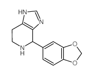 4-(1,3-benzodioxol-5-yl)-4,5,6,7-tetrahydro-1H-imidazo[4,5-c]pyridine Structure