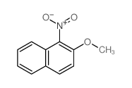 2-methoxy-1-nitro-naphthalene structure