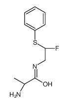 (2S)-2-amino-N-(2-fluoro-2-phenylsulfanylethyl)propanamide Structure