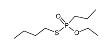 Propyl-phosphonothioic acid S-butyl ester O-ethyl ester Structure