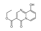 9-Hydroxy-4-oxo-4H-pyrido[1,2-a]pyrimidine-3-carboxylic acid ethyl ester结构式