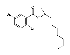 [(2S)-nonan-2-yl] 2,5-dibromobenzoate Structure