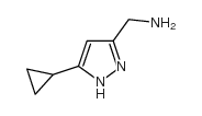 (5-环丙基-1H-吡唑-3-基)甲胺图片