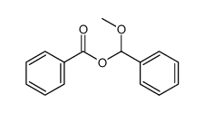 Benzoic acid α-methoxybenzyl ester structure
