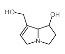 1H-Pyrrolizine-7-methanol,2,3,5,7a-tetrahydro- 1-hydroxy-,(1S,7aR)-结构式