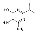 5,6-diamino-2-isopropylpyrimidin-4-ol Structure