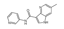 1H-Pyrrolo[3,2-b]pyridine-3-carboxamide,6-methyl-N-3-pyridinyl-(9CI)结构式