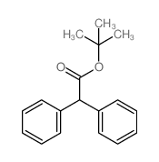 Benzeneacetic acid, a-phenyl-, 1,1-dimethylethyl ester Structure
