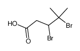 3,4-dibromo-4-methyl-valeric acid结构式