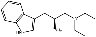 1,2-Propanediamine, N1,N1-diethyl-3-(1H-indol-3-yl)-, (S)- (9CI) Structure