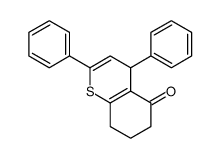 2,4-diphenyl-4,6,7,8-tetrahydrothiochromen-5-one结构式