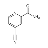2-Pyridinecarboxamide,4-cyano-(9CI) structure