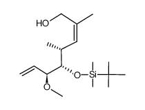 (4R,5S,6S,Z)-5-(tert-butyldimethylsilyloxy)-6-methoxy-2,4-dimethylocta-2,7-dien-1-ol Structure